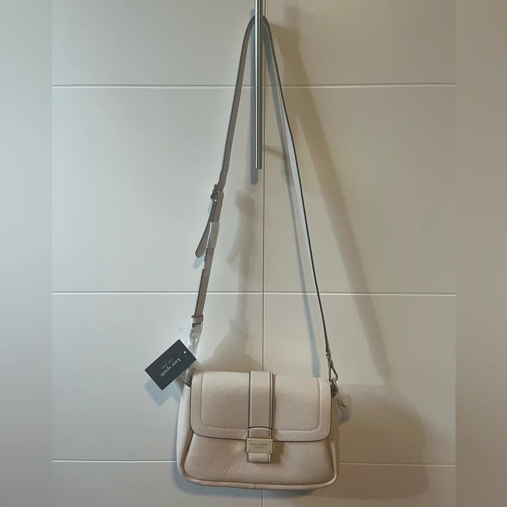NWT Kate Spade Nouveau Pebbled Leather Flap Bag